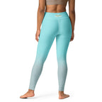 [THC Basics] Frosted Cyan Yoga Leggings