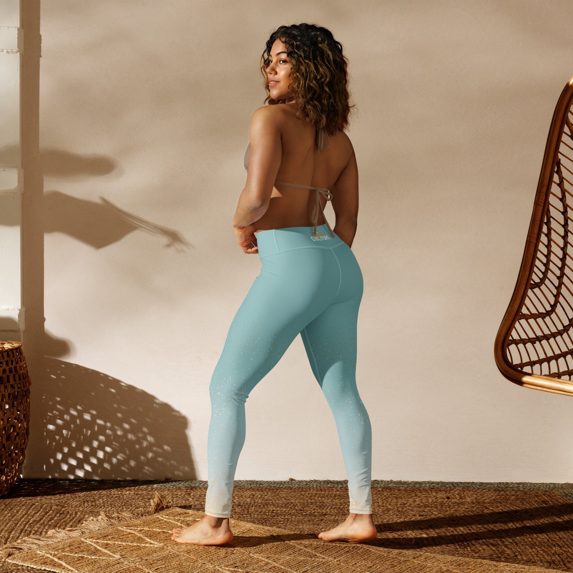 [THC Basics] Shimmering Showers Yoga Leggings