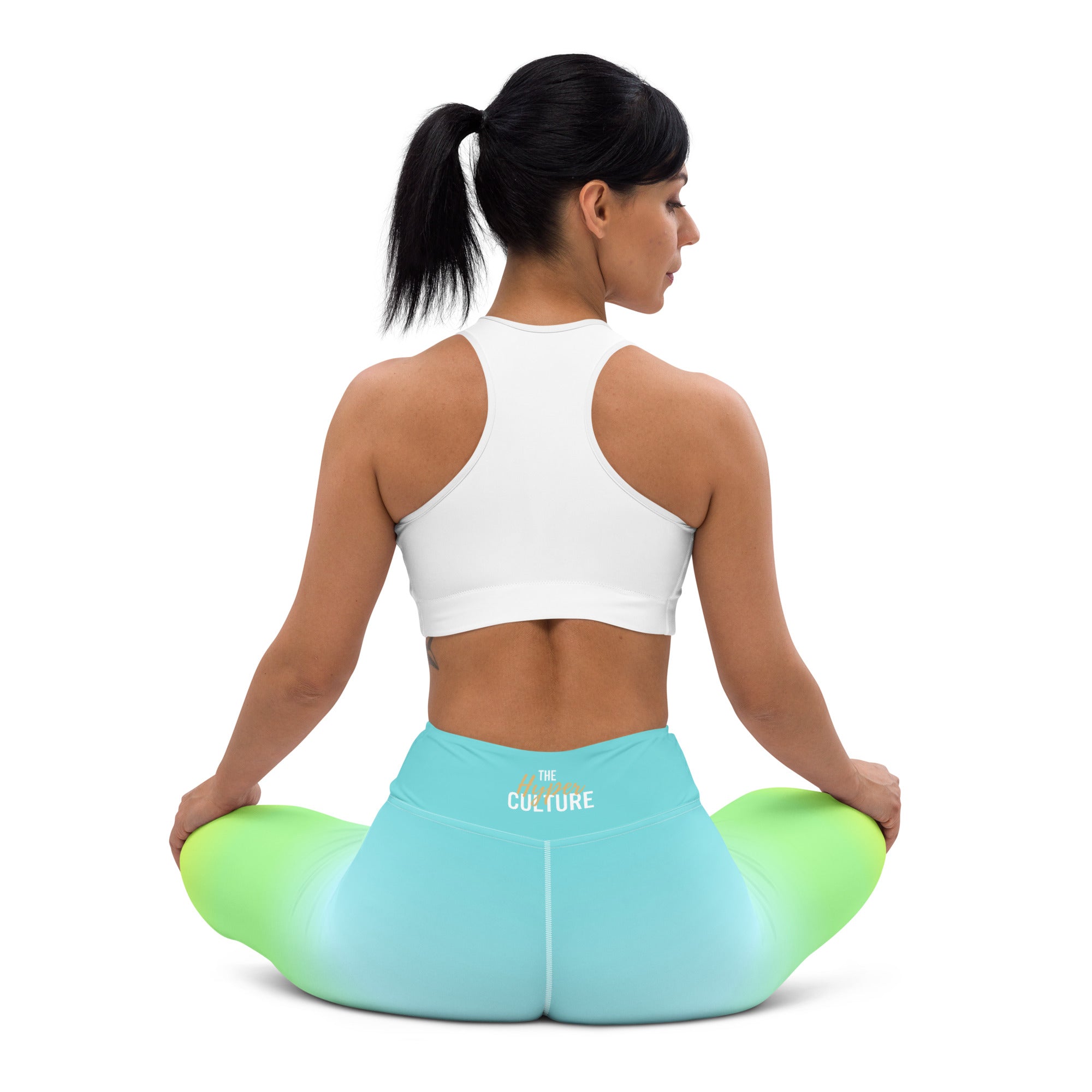 [THC Basics] Tropical Wave Yoga Leggings