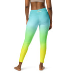 [THC Basics] Tropical Wave Yoga Leggings