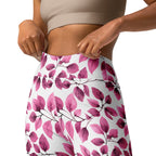 [Floral Bloom] Love Leaf Yoga Leggings
