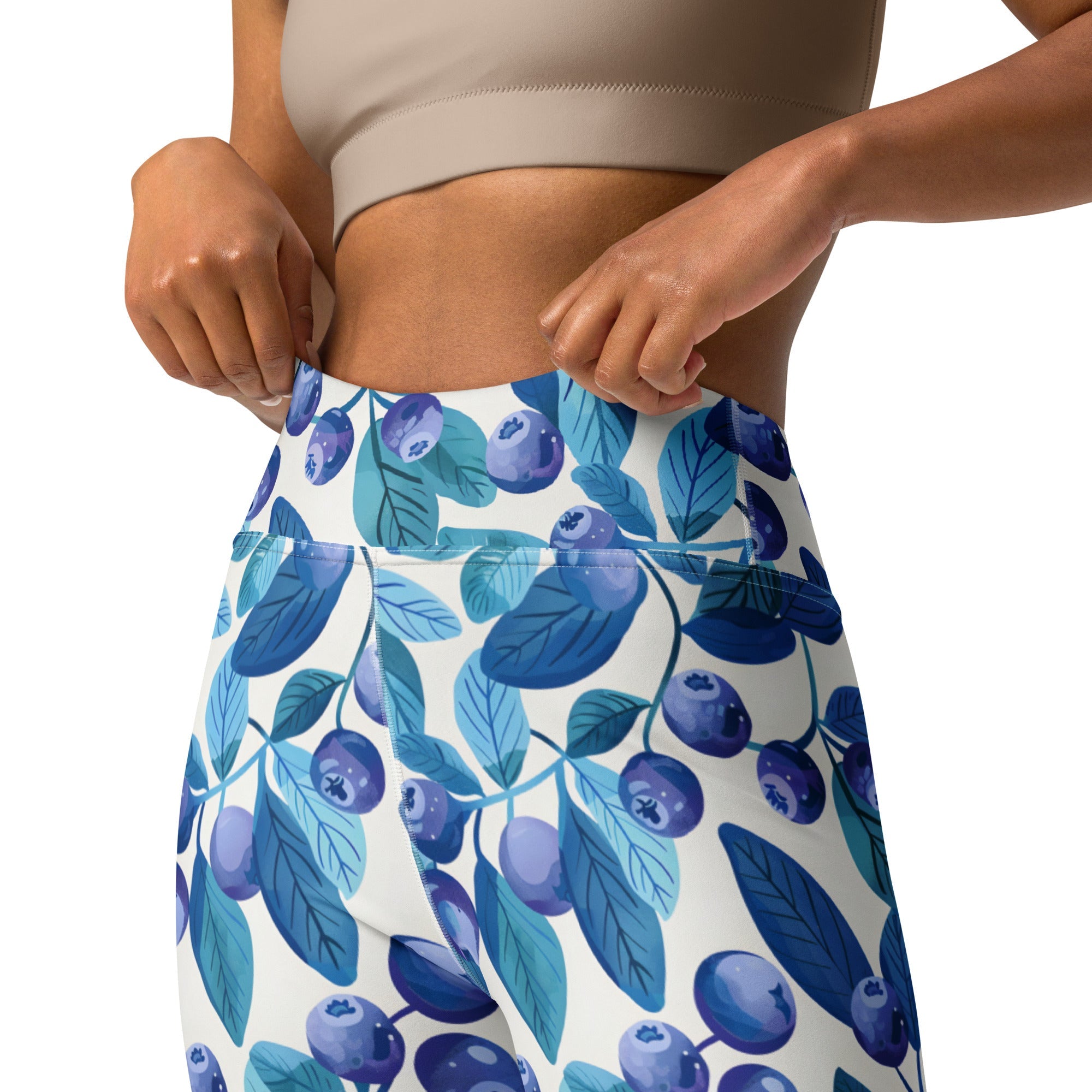 [Fruitilicious] Berry Kissed Yoga Leggings