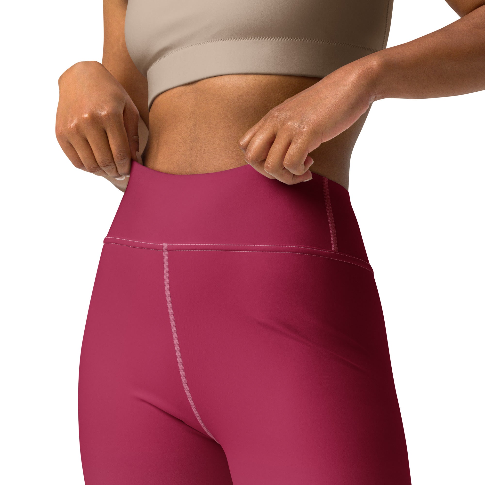 [THC Basics] Peachy Crimson Yoga Leggings