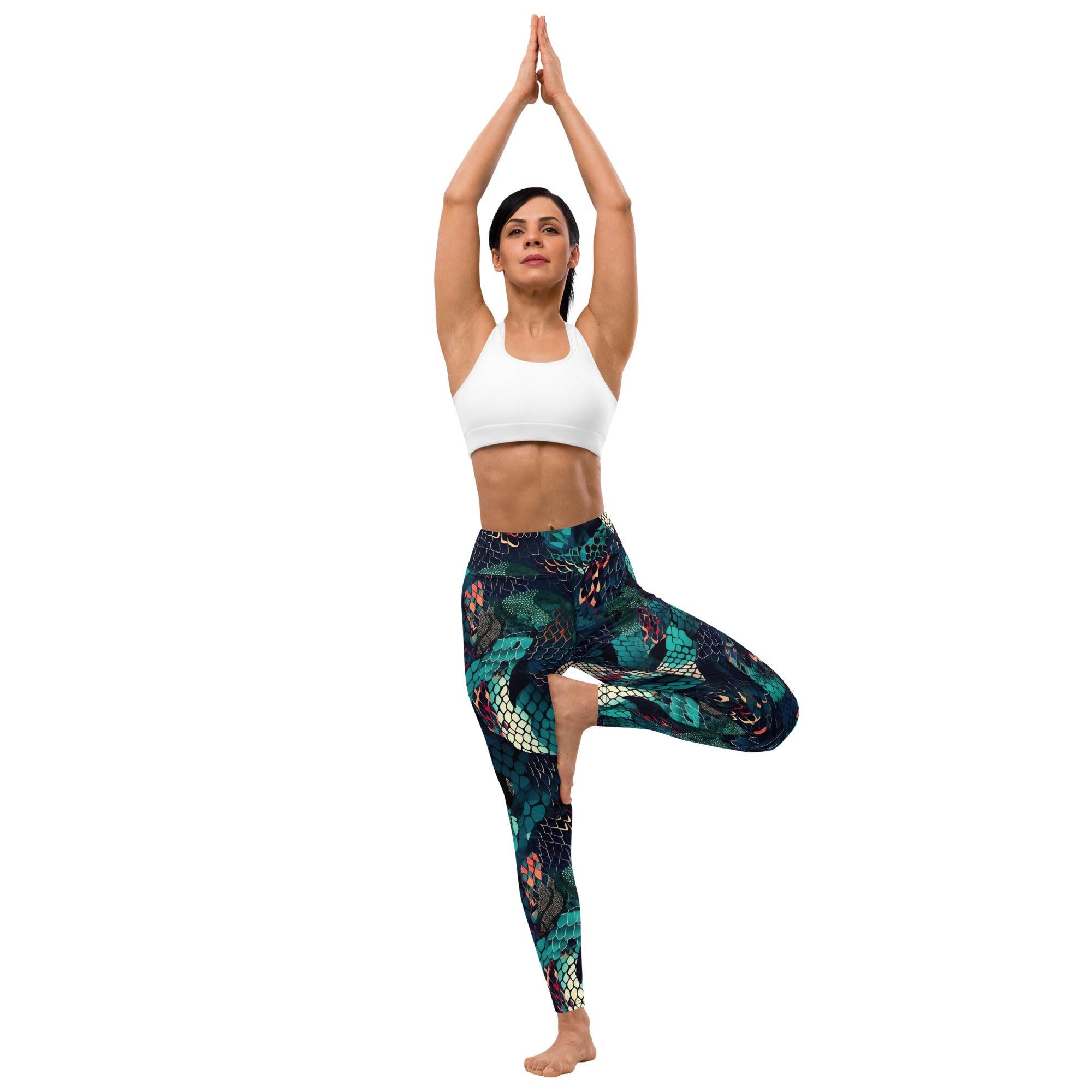 [Wild Side] Slick n Scale Yoga Leggings