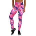 [Luxe Chic] Blush Galactic Yoga Leggings