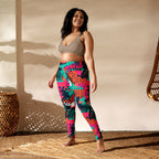 [GeoModa] Digital Chaos Yoga Leggings