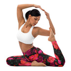 [Floral Bloom] Night Flora Yoga Leggings