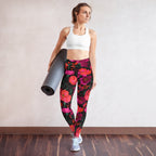 [Floral Bloom] Night Flora Yoga Leggings