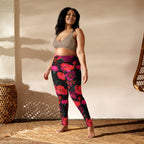 [Floral Bloom] Night Flora Yoga Leggings