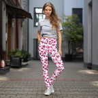 [Floral Bloom] Love Leaf Yoga Leggings