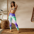 [Luxe Chic] Inky Spill Yoga Leggings
