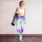 [Luxe Chic] Inky Spill Yoga Leggings