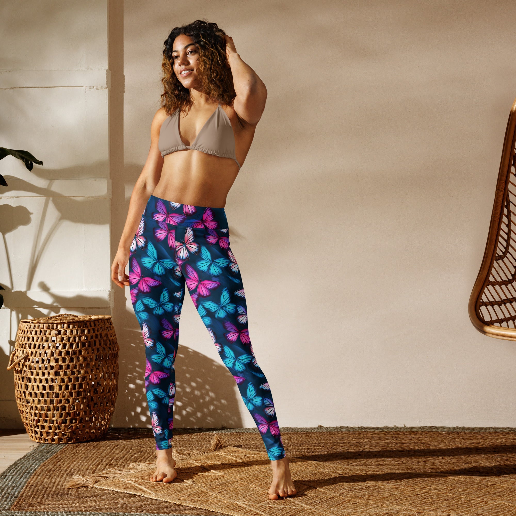 [Wild Side] Butterfly Effect Yoga Leggings