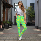 [GeoModa] Lemon Zest Yoga Leggings
