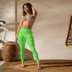 [GeoModa] Lemon Zest Yoga Leggings