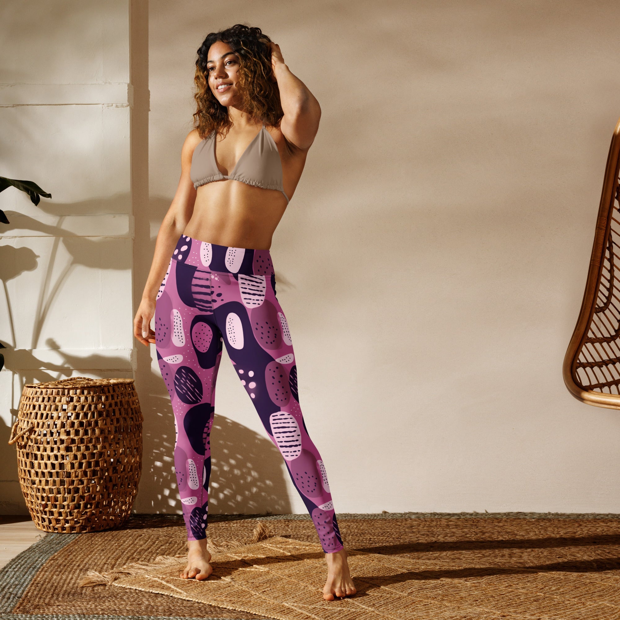 [GeoModa] Flintstones Jazz Yoga Leggings