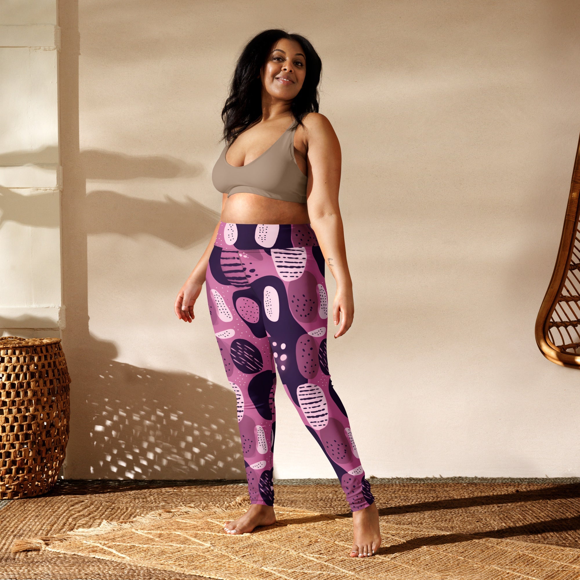 [GeoModa] Flintstones Jazz Yoga Leggings