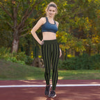 [GeoModa] Military Stripes Yoga Leggings