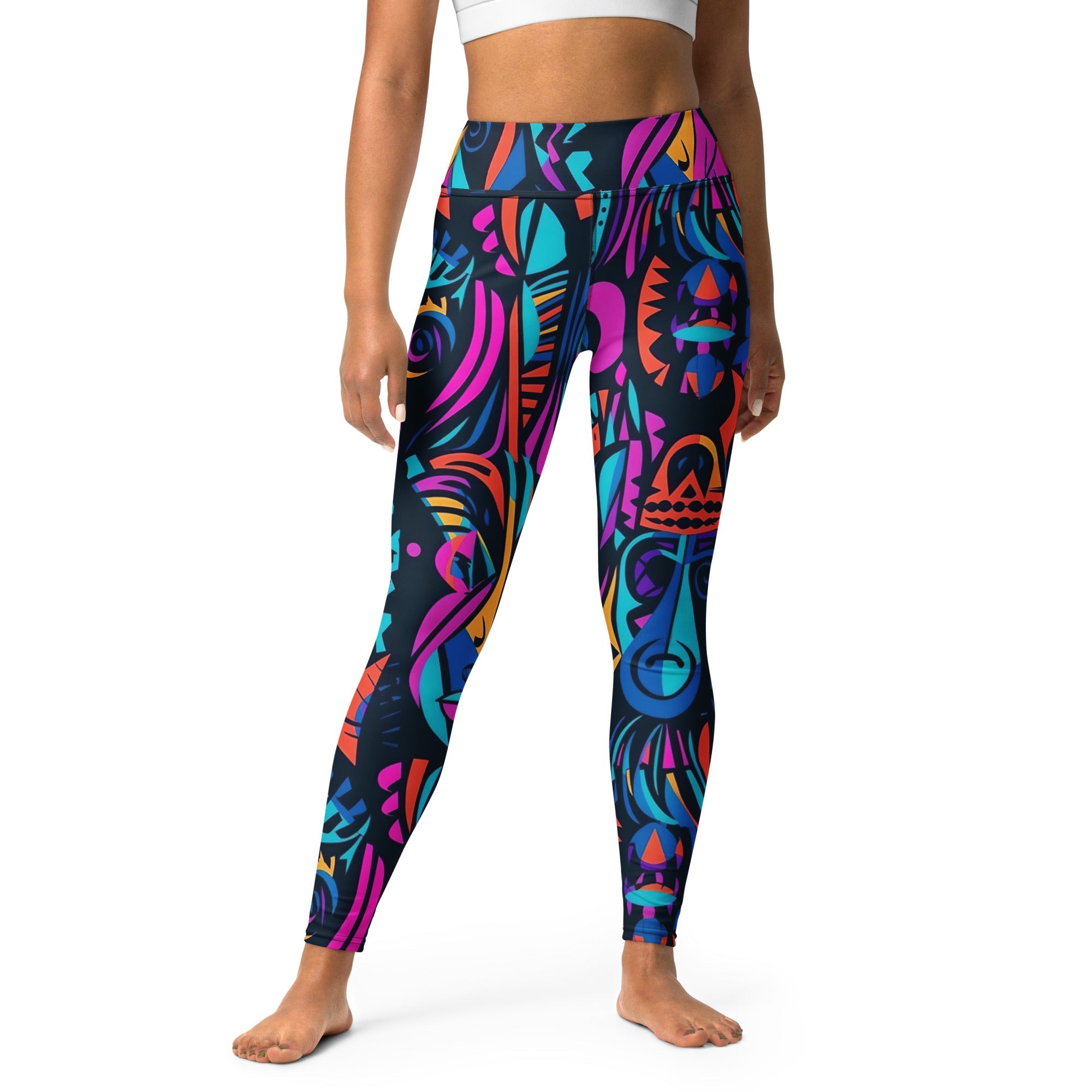 [Gypsy Soul] Neon Expression Yoga Leggings