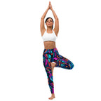 [Gypsy Soul] Neon Expression Yoga Leggings