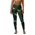 [Luxe Chic] Green Thunder Yoga Leggings
