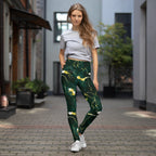 [Luxe Chic] Green Thunder Yoga Leggings