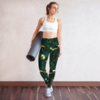 [Luxe Chic] Green Thunder Yoga Leggings