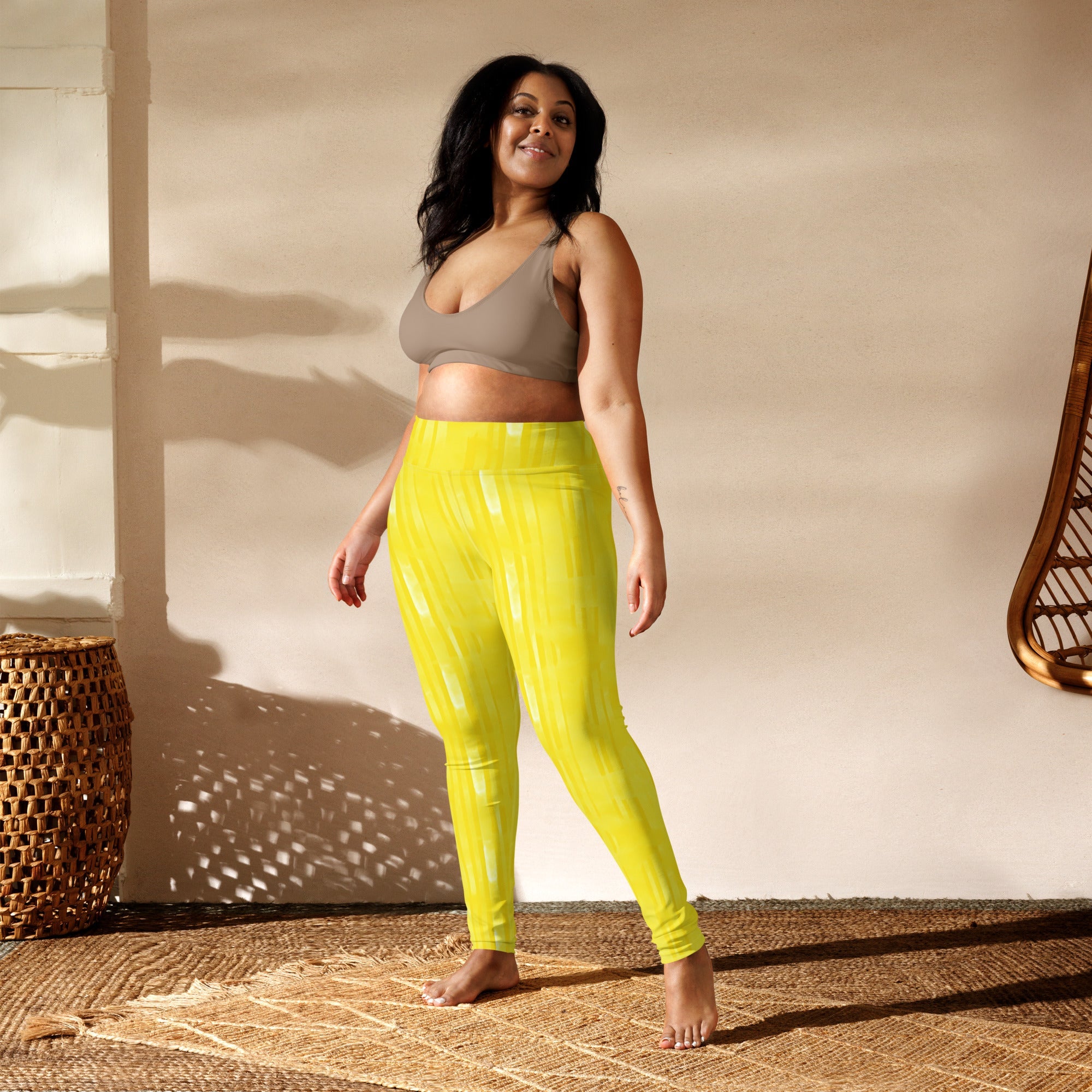 [GeoModa] Gilt Glam Yoga Leggings