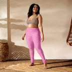 [GeoModa] Bubblegum Puzzle Yoga Leggings