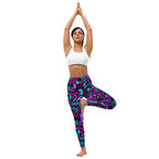 [GeoModa] Poly Pizzazz Yoga Leggings