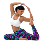 [GeoModa] Poly Pizzazz Yoga Leggings
