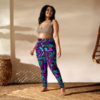 [GeoModa] Poly Pizzazz Yoga Leggings