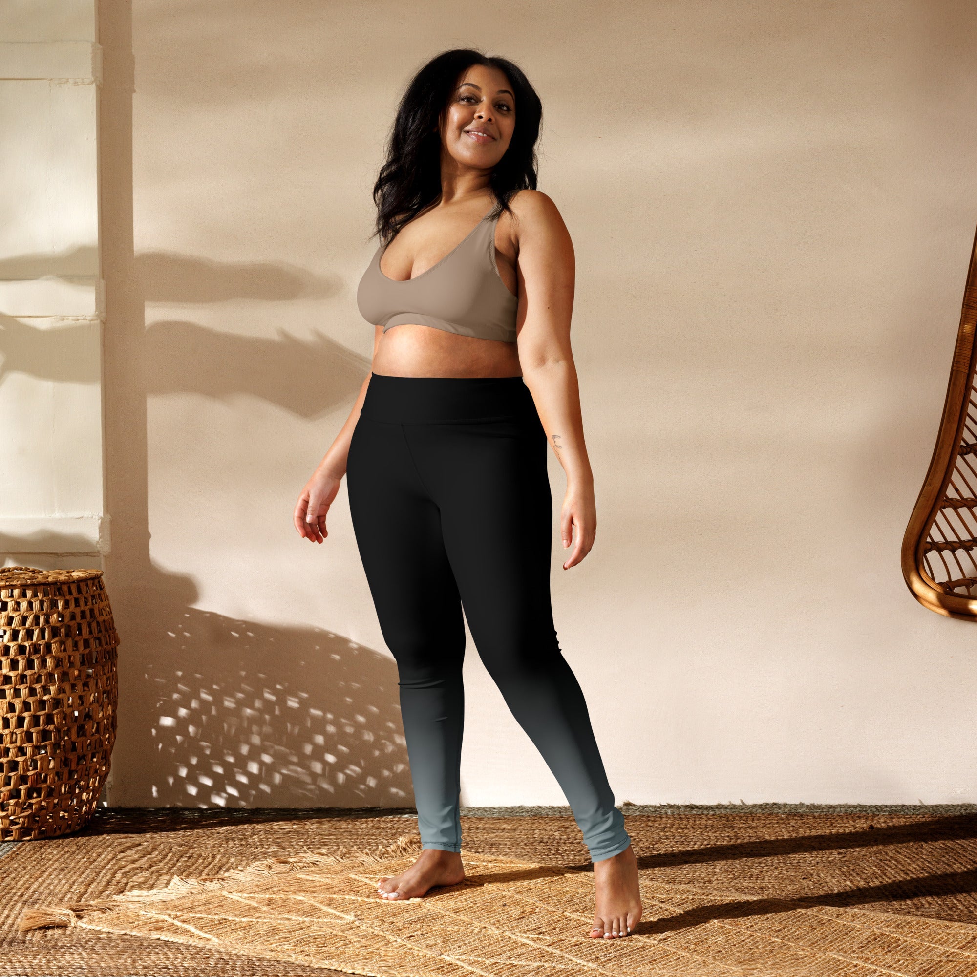 [THC Basics] Midnight Chrome Yoga Leggings