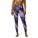 [Luxe Chic] Amethyst Gleam Yoga Leggings