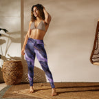 [Luxe Chic] Amethyst Gleam Yoga Leggings