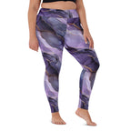 [Luxe Chic] Amethyst Gleam Yoga Leggings