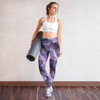 [Luxe Chic] Amethyst Gleam Yoga Leggings