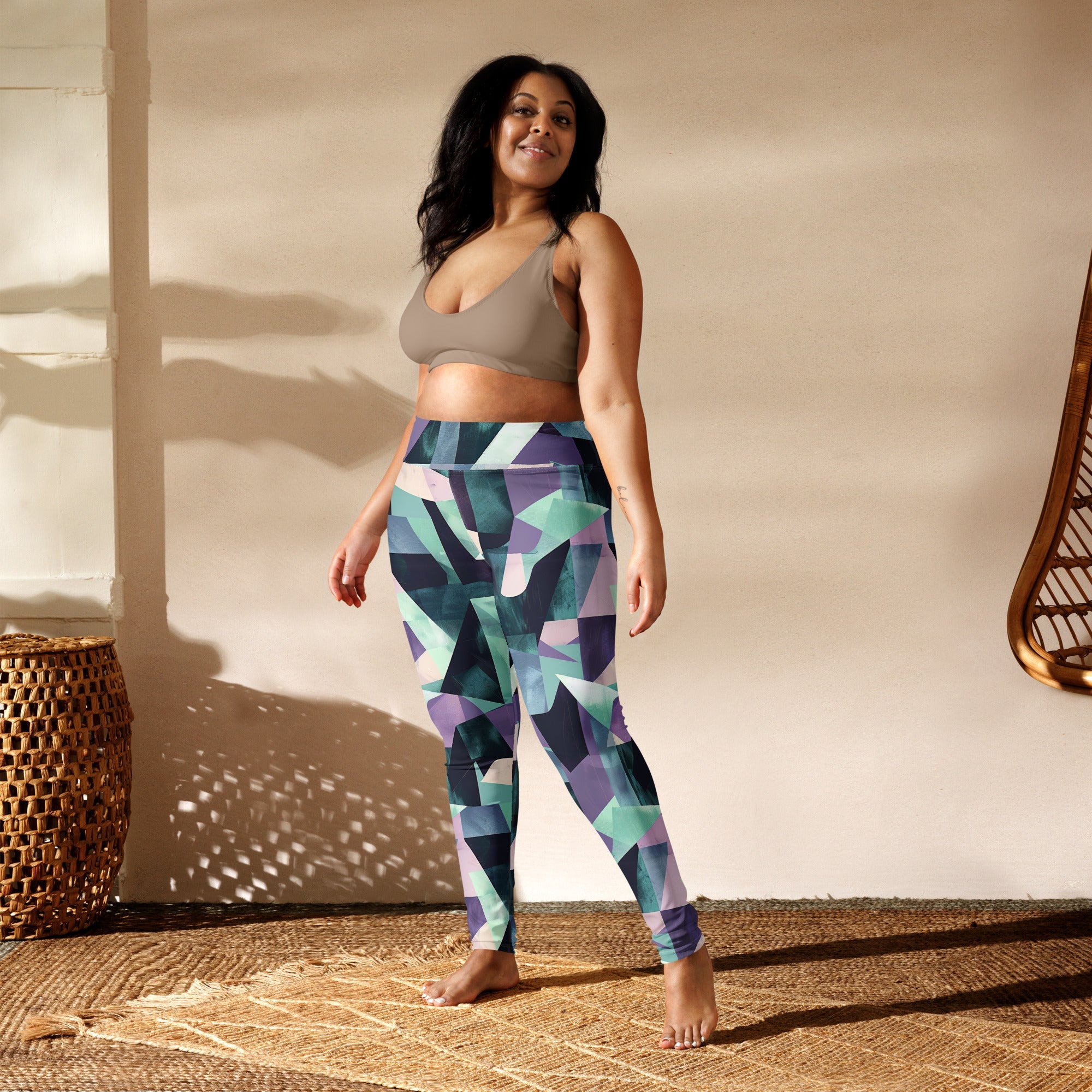 [GeoModa] Kleido Shards Yoga Leggings
