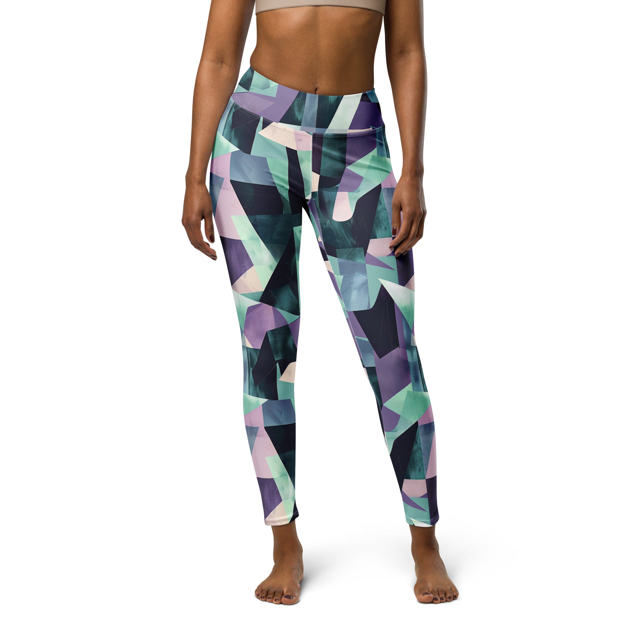 [GeoModa] Kleido Shards Yoga Leggings