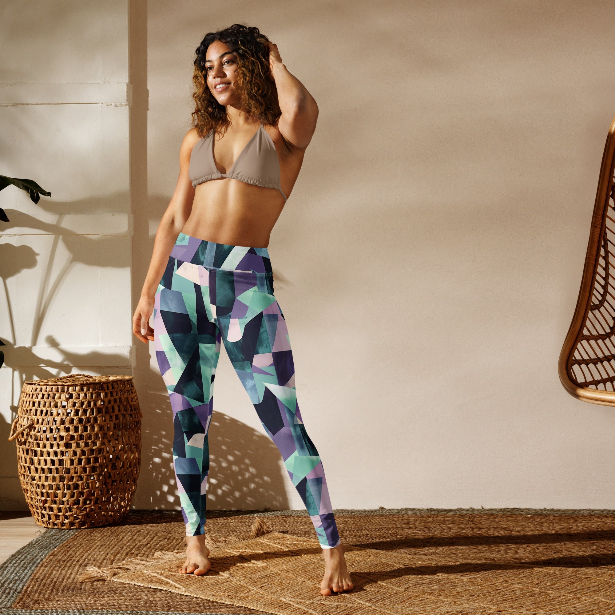 [GeoModa] Kleido Shards Yoga Leggings