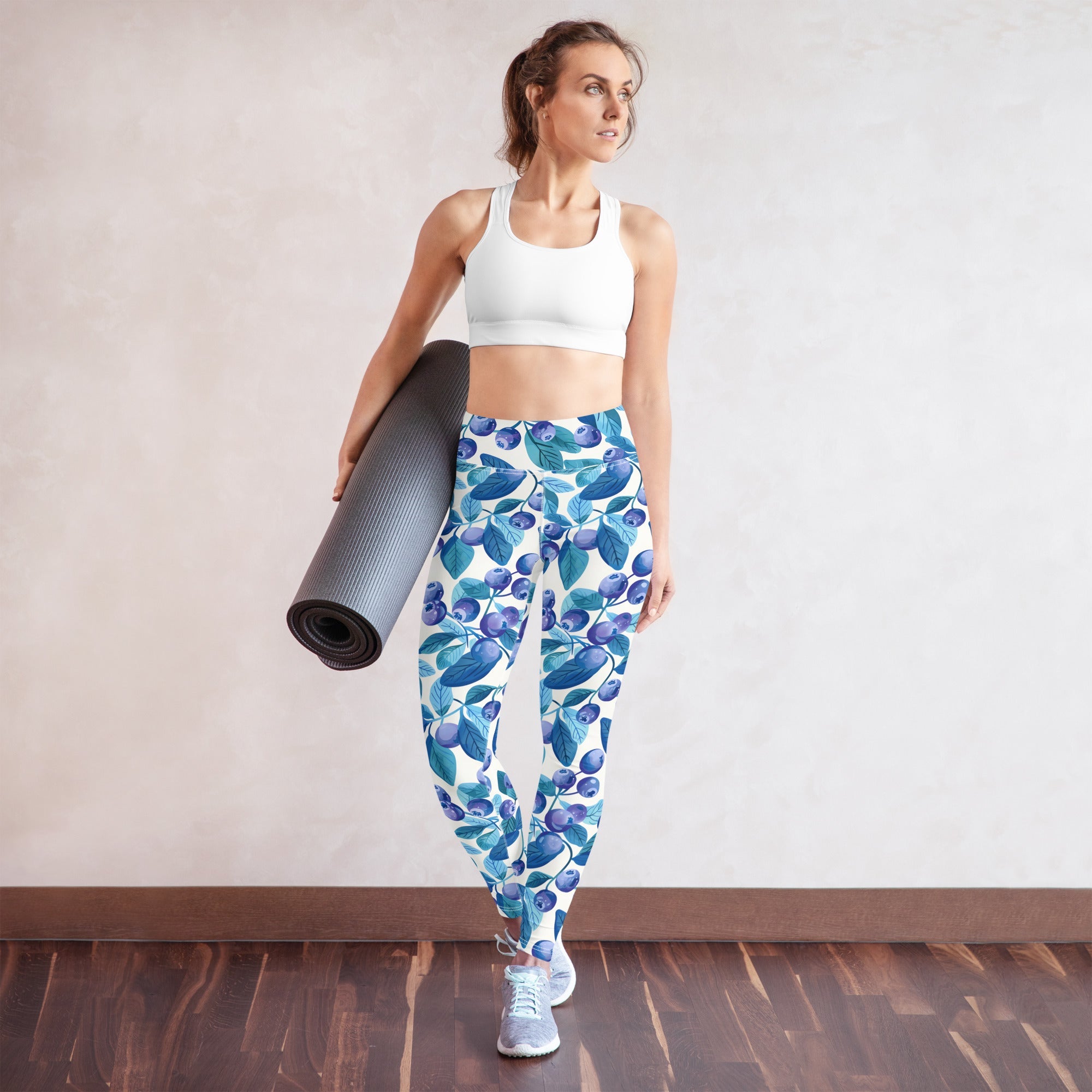 [Fruitilicious] Berry Kissed Yoga Leggings