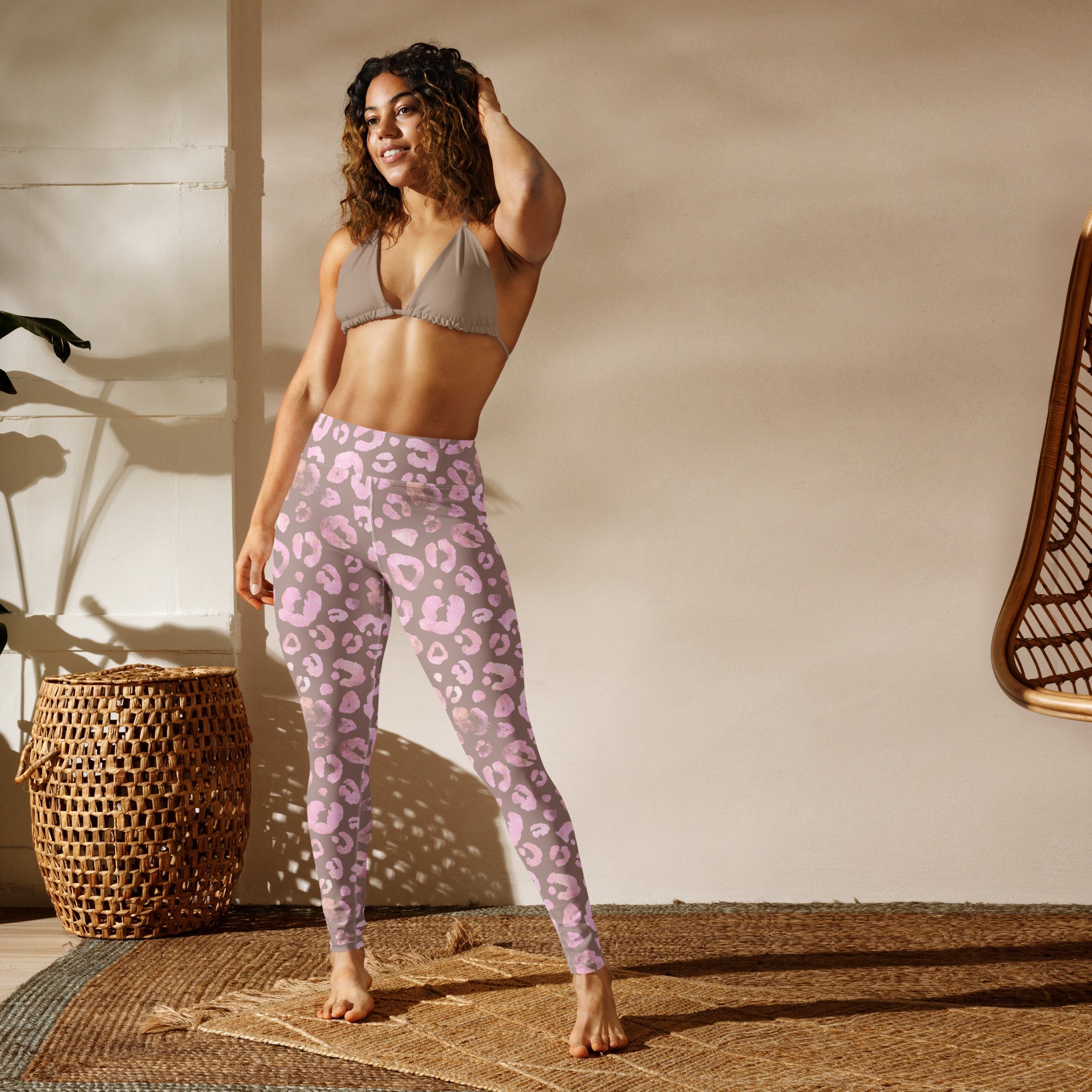 [Wild Side] Dusty Roar Yoga Leggings
