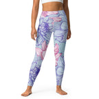 [Floral Bloom] Dahlia Gloom Yoga Leggings