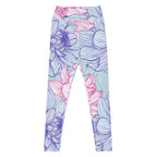 [Floral Bloom] Dahlia Gloom Yoga Leggings