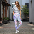 [Floral Bloom] Dahlia Gloom Yoga Leggings