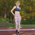 [Floral Bloom] Spring Serenade Yoga Leggings