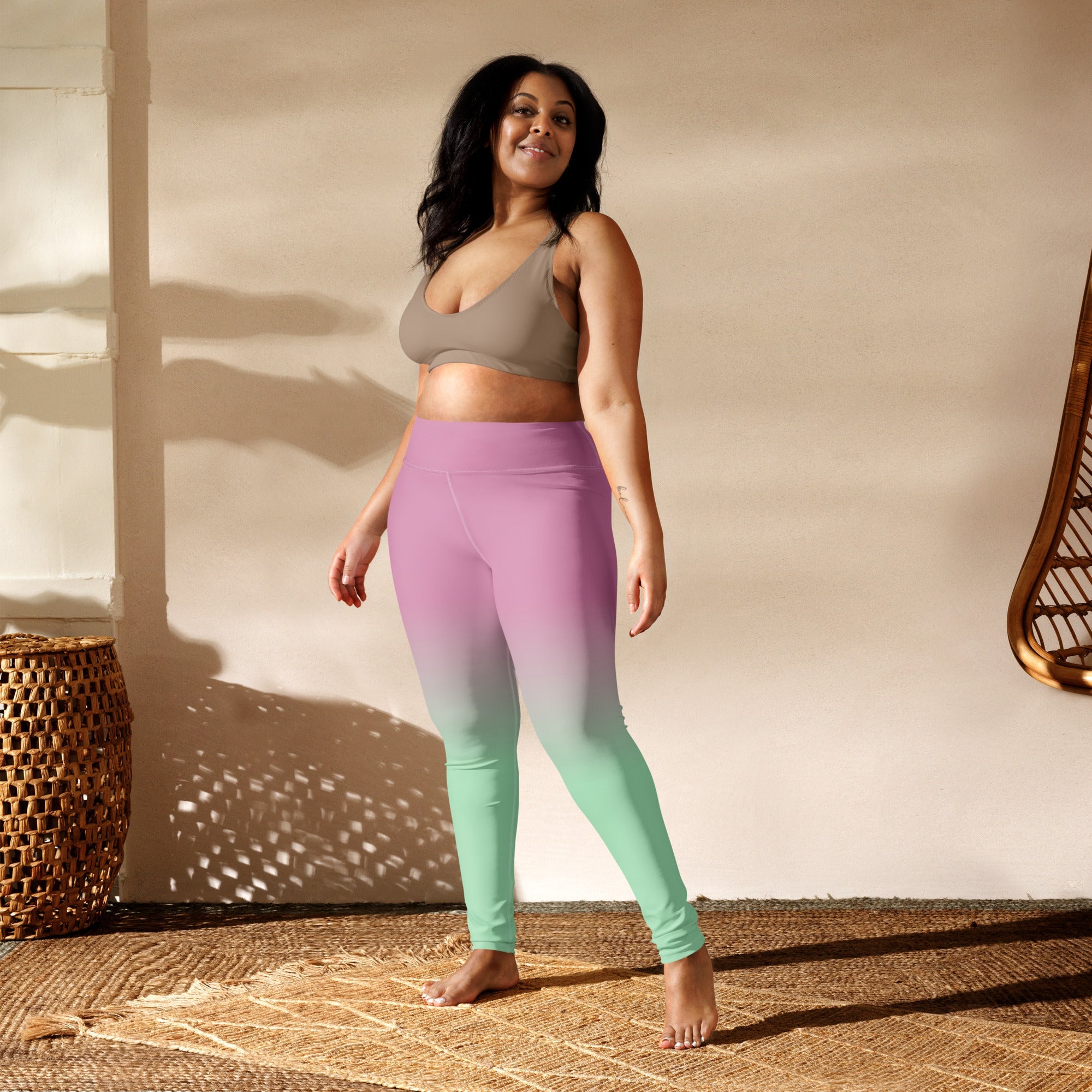 [THC Basics] Rosy Apple Yoga Leggings