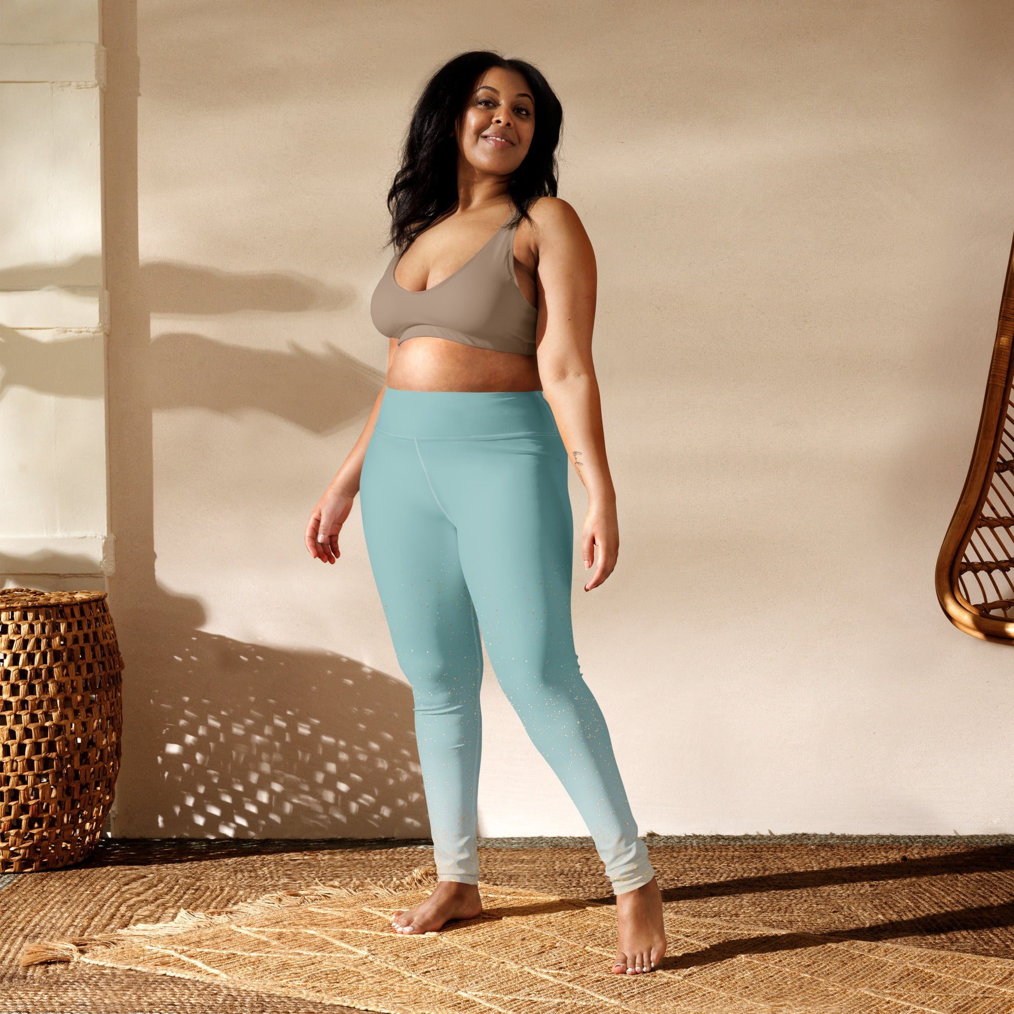 [THC Basics] Shimmering Showers Yoga Leggings