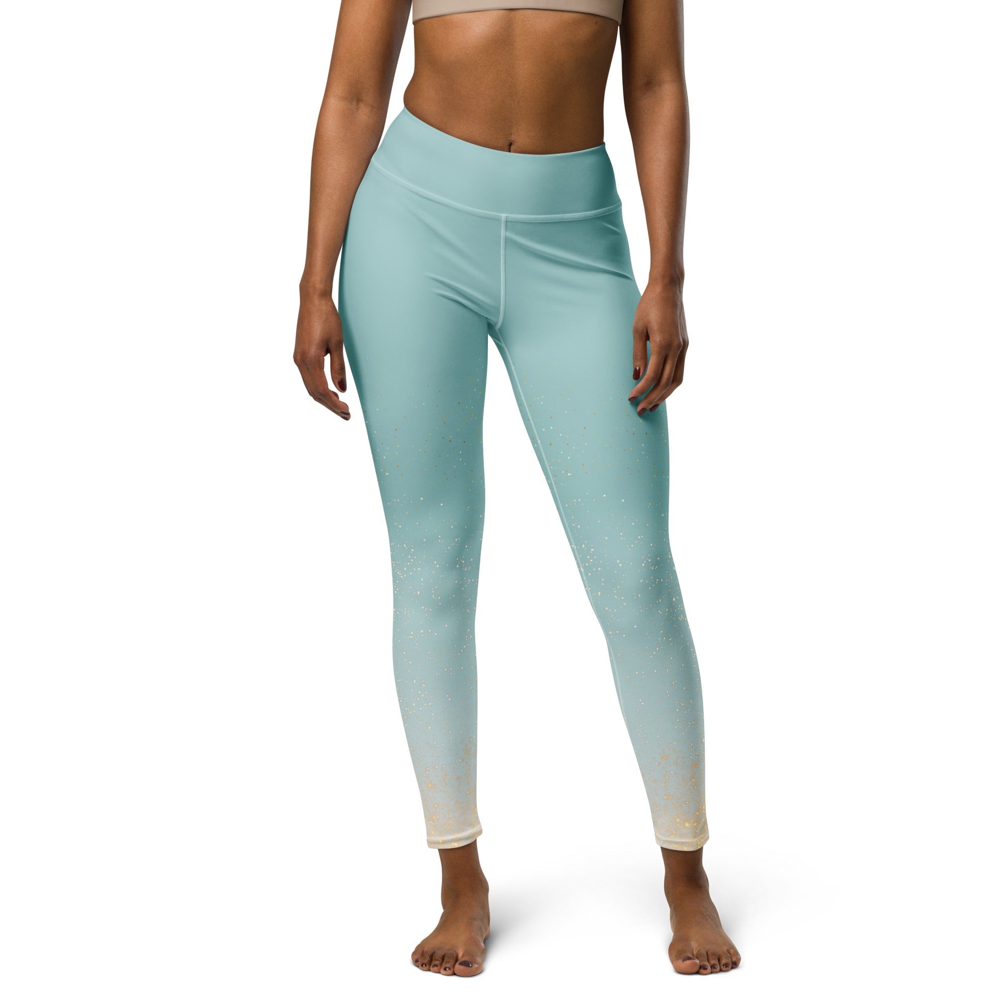 [THC Basics] Shimmering Showers Yoga Leggings