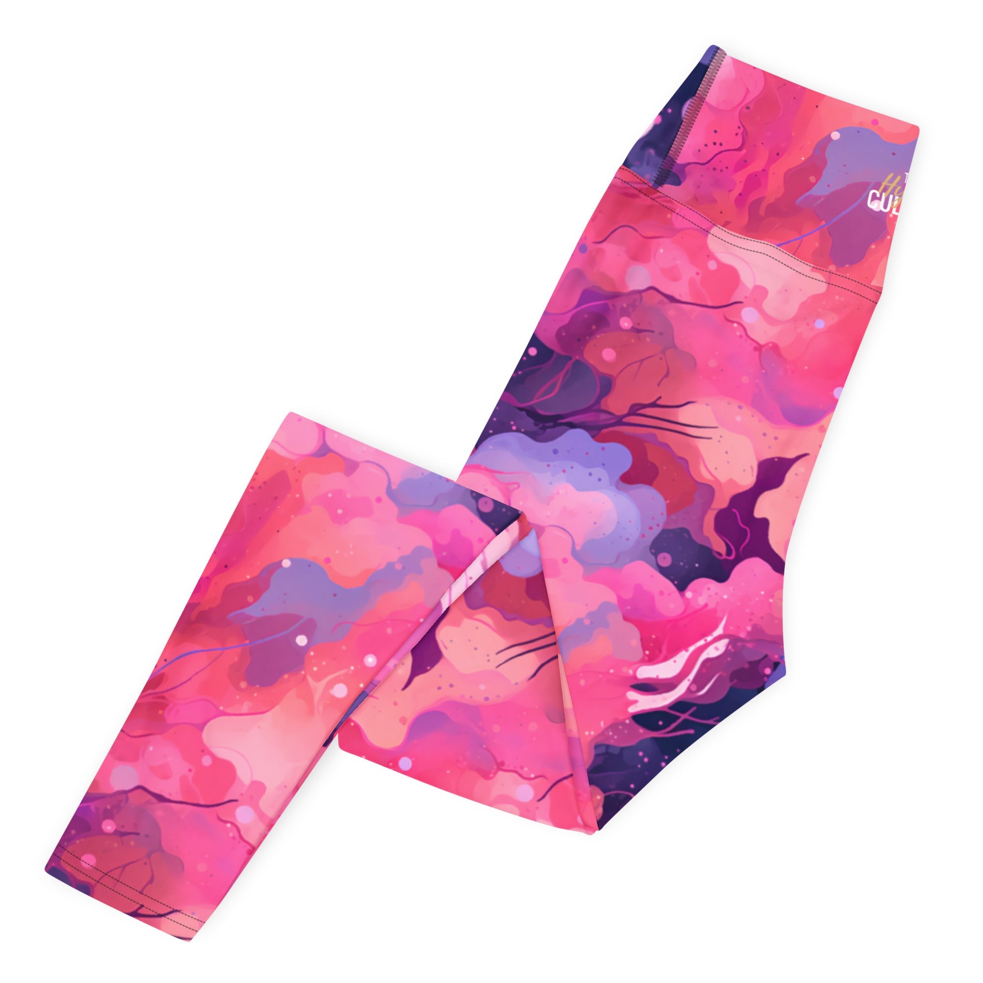[Luxe Chic] Blush Galactic Yoga Leggings